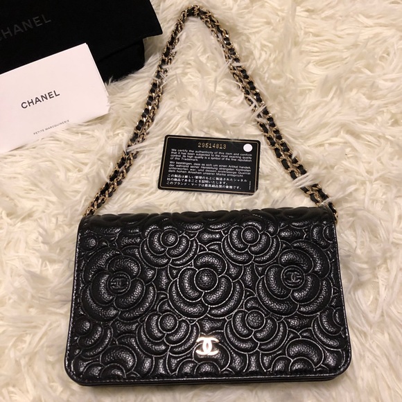CHANEL Handbags - Chanel Camellia Wallet On Chain (extra pictures) sold